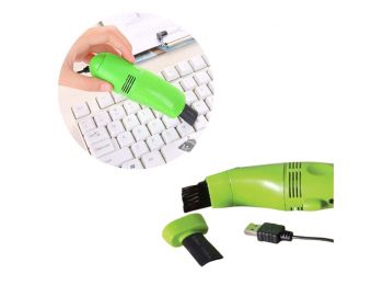 Mini porszívó billentyűzethez - USB - LED világítással