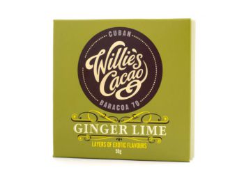 Willie's Ginger Lime csokoládé 50g