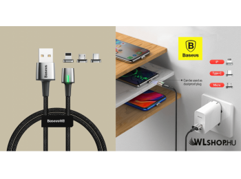 Baseus Zinc adat/töltőkábel mágneses csatlakozó fej sze