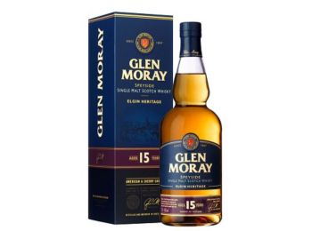 Glen Moray 15 years American and Sherry Casks 40% pdd.0,7