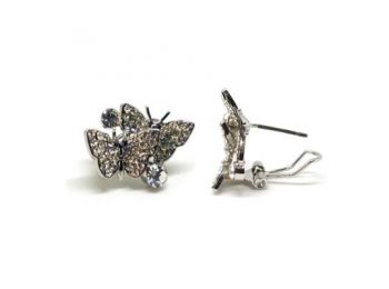 Swarovski kristályos fülbevaló:Pillangók