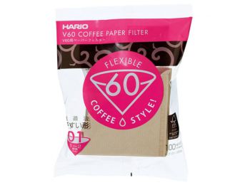 Hario Misarashi barna papír szűrők V60-01 100 darab