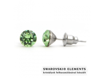 Jazzy zöld SWAROVSKI® kristályos fülbevaló 