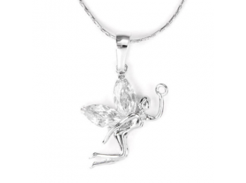 Tündér medálos nyaklánc Swarovski kristállyal