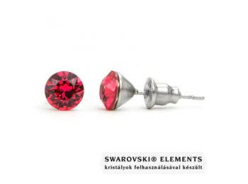 Jazzy rózsaszín Swarovski® kristályos fülbevaló - Indi