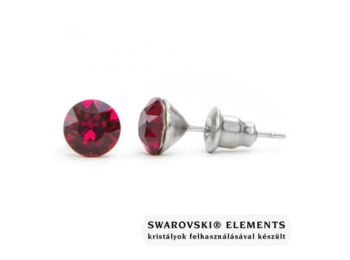 Jazzy piros Swarovski® kristályos fülbevaló - Ruby