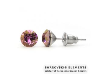 Jazzy lila Swarovski® kristályos fülbevaló - Lilac Shado