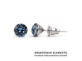 Jazzy kék Swarovski® kristályos fülbevaló - Denim Blue