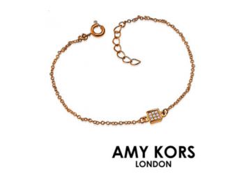 Amy Kors London® Luna Quadrat - Rózsaarany színű Karköt
