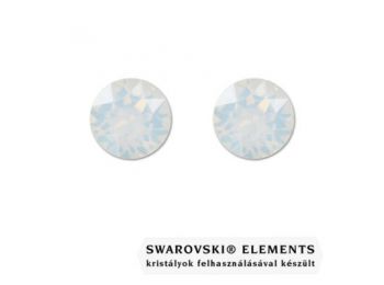 Jazzy fehér Swarovski® kristályos fülbevaló - White Water Opal