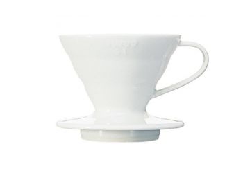 Hario V60-01 kerámia kávéfőző dripper fehér
