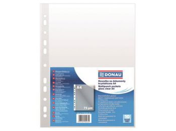 Genotherm, lefűzhető, A4, 75 mikron, víztiszta, DONAU (D1