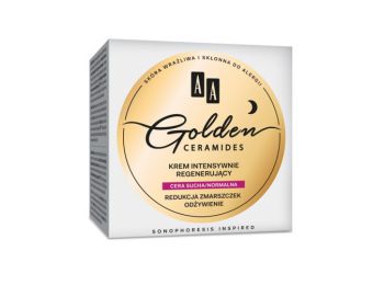 AA Golden Ceramides Intenzíven Regeneráló Éjszakai Krém, Száraz/Normál Bőrre 50ml