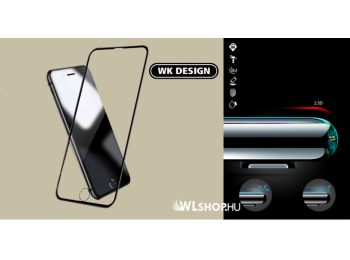 iPhone 6/7/8/SE 2020 3D Standard Prémium üvegfólia Remax-WK - Fekete