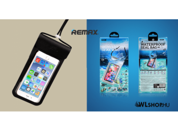 Remax légpárnás vízálló telefontok - Fekete