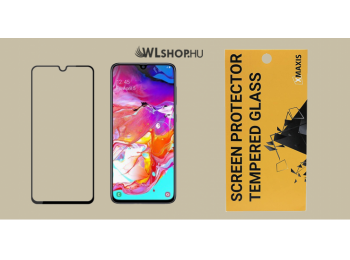 Samsung G. A71 5D Edge to Edge kijelzővédő üveglap - Fek