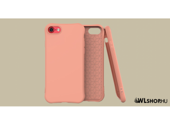 iPhone 7/8/SE 2020 Soft Color flexibilis gél tok - Narancs