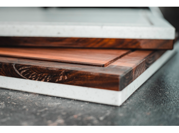 Prémium vágódeszka két oldalú Sous Chef (méret: 42x30x