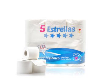 WC-papír 5 Estrellas (12 Darab)
