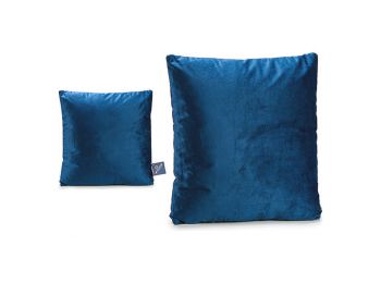 Párna Kék Bársony Kobaltkék (45 x 8 x 45 cm)