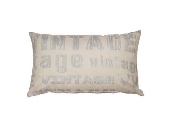 Párna Vintage (50 x 10 x 30 cm) Szürke