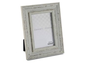 Fényképtartó Vintage Fa MDF Zöld 20 x 25 cm