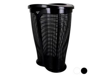 Szennyes kosár Tontarelli 50 L Fém (44 X 34 x 60 cm) Fehé