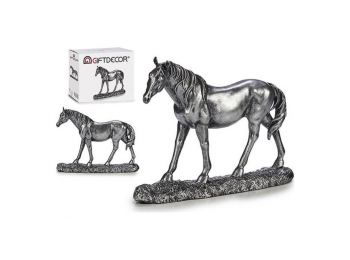 Ló Ezüst Gyanta Ezüst (7,5 x 23,5 x 30 cm)