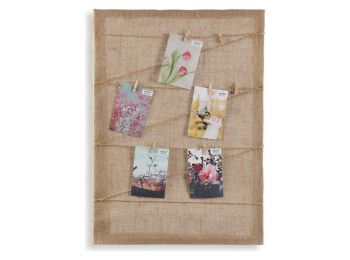 Fényképtartó Textil Fa MDF (4 x 70 x 50 cm)