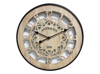 Falióra Fa MDF/Fém (4,5 x 60 x 60 cm)