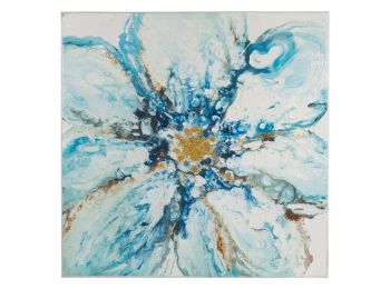 Olajfestmény Fleur (100 x 4 x 100 cm)