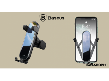 Baseus Penguin gravitációs telefontartó szellőzőre - Fekete