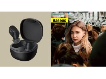 Baseus Bluetooth vezeték nélküli fülhallgató/headset Encok True WM01 - Fekete