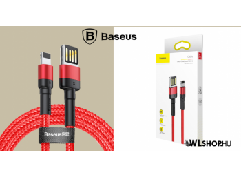 Baseus Cafule iPhone kábel 2,4A 1m - Piros