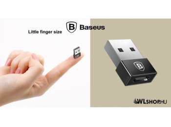 Type-C /USB adapter 2,4A Baseus - Fekete