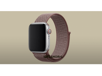 Apple Watch órához nylon szövet szíj 42/44 mm méretben - Barna