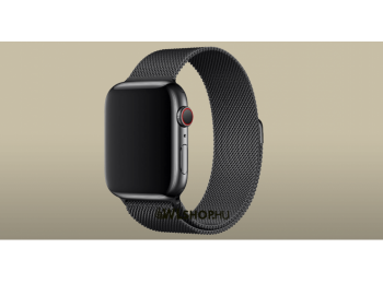 Apple Watch órához Milanese fém szíj 38/40 mm méretben - Sötét szürke