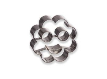 5 cm-es virág alakú Smiley linzer kiszúró