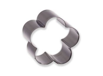 Rozsdamentes 5,5 cm-es virág alakú magas süti kiszúró