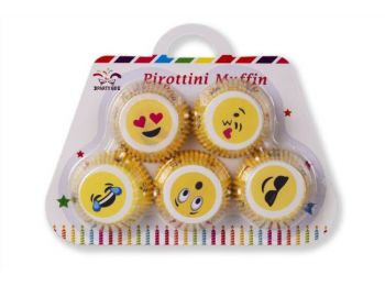100 db Emoji mitás muffin papír táska alakú csomagolásb