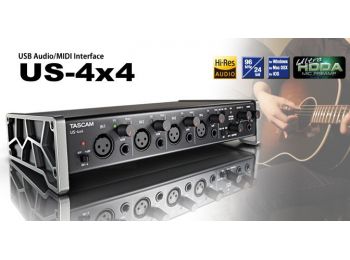 Tascam US-4x4 Audio/Midi interfész (4 in/4 out)
