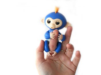 Interaktív majmos játék (kék)