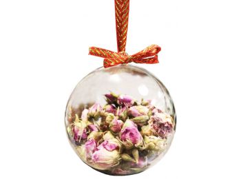 Pink Perzsa Rózsabimbó Gintonik fűszer karácsonyi gömb-