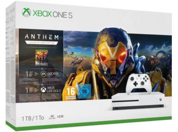 Microsoft Xbox One S (Slim) 1TB + Anthem Legion of Dawn Edit