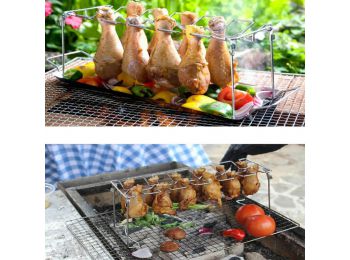 Csirkecomb grillező állvány