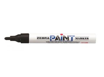 Lakkmarker, 3 mm, ZEBRA Paint marker, fekete (TZ51011)