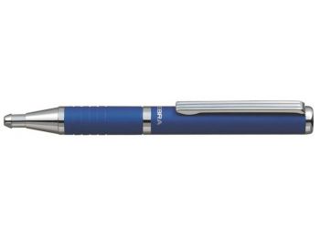 Golyóstoll, 0,24 mm, teleszkópos, metálkék tolltest, ZEBRA SL-F1, kék (TZ82402)