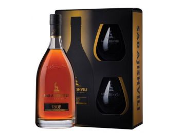 Sarajishvili VSOP 40% pdd.+ 2 pohár 0,7