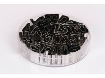 Fém betű kiszúró készlet