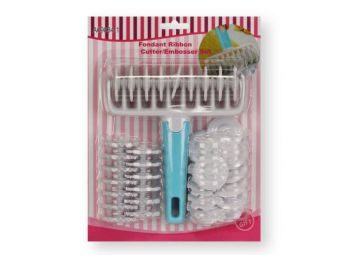 Cserélhető görgős műanyag tésztavágó, fondant vágó